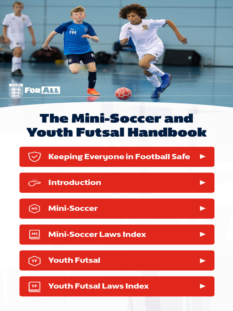 Mini Soccer and Youth Futsal Handbook 2020 PDF Association Football