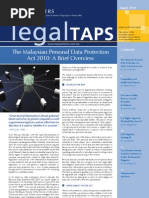 Download The Malaysian Personal Data Protection Act 2010 a Brief Overview by Impulsive collector SN70208962 doc pdf