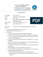 Dokumen Rekomendasi Dari Hasil Evaluasi (Notulen Rapat)