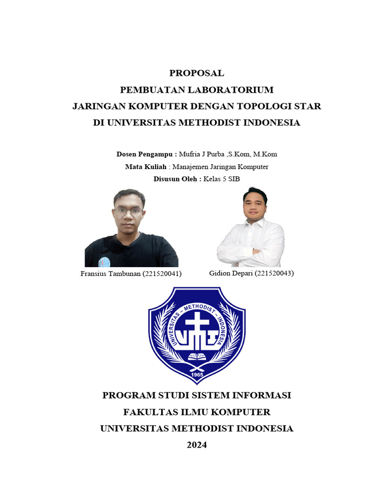 Proposal Lab Jaringan Komputer UMI | PDF