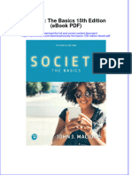 Society The Basics 15th Edition Ebook PDF