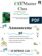 Excel: Master Class