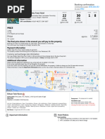 Hotel Booking Confirmation