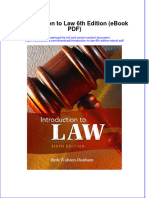 Introduction To Law 6th Edition Ebook PDF