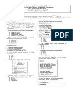 Examen Final 1er Trimestre Español 2021