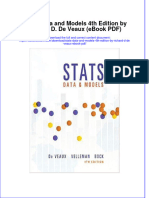 Stats Data and Models 4th Edition by Richard D de Veaux Ebook PDF