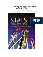 Stats Modeling The World 5th Edition Ebook PDF