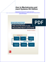 Introduction To Mechatronics and Measurement Systems 5th Edition PDF
