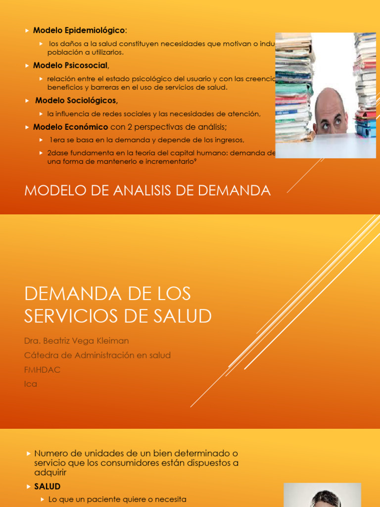 Análisis de la Demanda en Servicios de Salud | PDF | Infraestructura ...