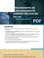 Organigrama de Funcionamiento Administración en Salud