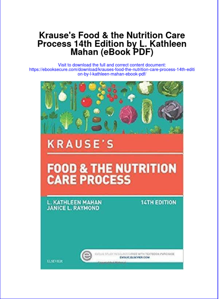 Krauses Food The Nutrition Care Process 14th Edition by L Kathleen