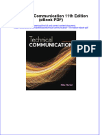 Technical Communication 11th Edition Ebook PDF