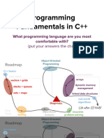 Lecture 2 Programming Fundamentals in C++