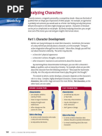 Analyzing Characters Guide