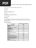 Physical Progress Till Sep 2011