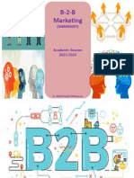 UNIT 1 - Introduction To B2B Marketing