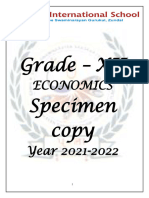 Class Xii Economics Unit 1 Study Material 2021-22