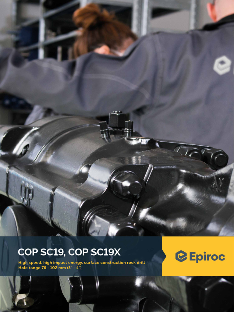 9865 0171 01 COP SC19 COP SC19X Brochure | PDF | Drill | Manufactured Goods