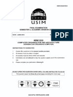 KEK1233 - Computer Organisation and Architecture (2016)