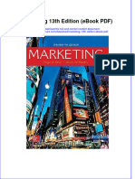 Marketing 13th Edition Ebook PDF