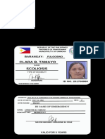 Clara B. Tamayo Scoliosis: Barangay