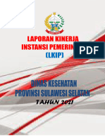 TAHUN 2021: Laporan Kinerja Dinas Kesehatan Provinsi Sulawesi Selatan TA. 2021