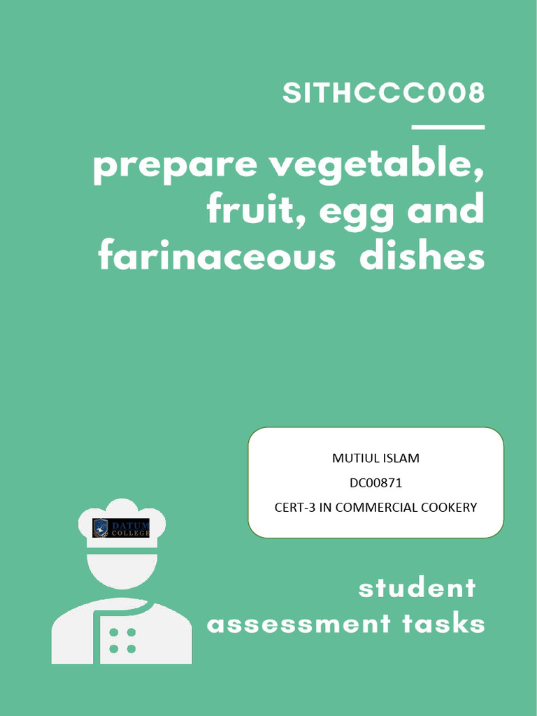 sithccc008-cc030-student-assessment-tasks-pdf-pasta-egg-as-food