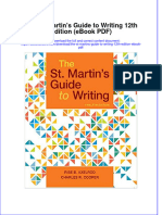 The ST Martins Guide To Writing 12th Edition Ebook PDF
