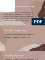 Validity of The Evidences