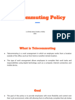 HR Telecommuting Policy