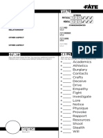 Fate Condensed Character Sheet Formfillable