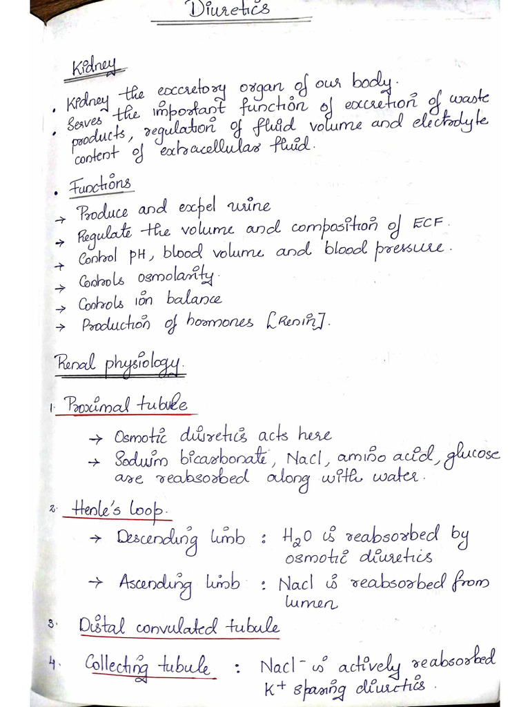 Diuretics | PDF