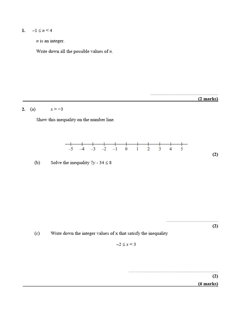 L6-Linear Inequality | PDF | Mathematical Objects | Applied Mathematics