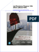 Multinational Business Finance 15th Edition Ebook PDF