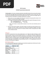 Task BMI Calculator