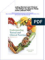 Understanding Normal and Clinical Nutrition 11th Edition by Sharon Rady Rolfes Ebook PDF