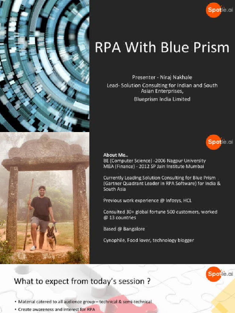 Robotic Process Automation With Blue Prism | PDF