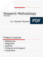 Research Methodology Lec 04