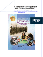 Willard and Spackmans Occupational Therapy 13th Edition Ebook PDF