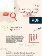 Bab 7 Manusia, Sains, Teknologi Dan Seni