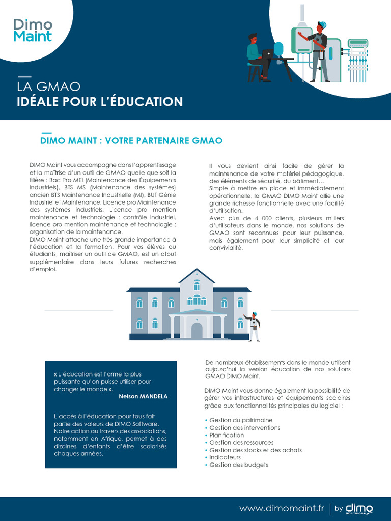 GMAO DIMO Maint pour l'éducation | PDF | Cloud computing | Serveur ...