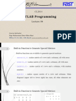 CL2014 - MATLAB Programming - Lec04