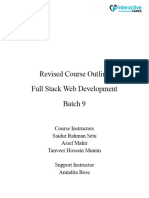 Full Stack Web Development Course Outline