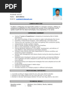 Prabhakaran Resume