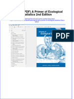 Download Original PDF a Primer of Ecological Statistics 2nd Edition pdf
