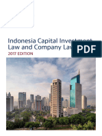 Indonesia Capital Investment Law and Company Law (2017 Edition)