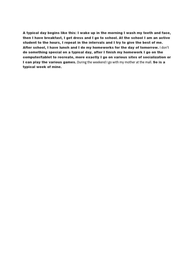 A typical day begins like this pdf