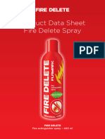 Fire Delete Product Data Sheet