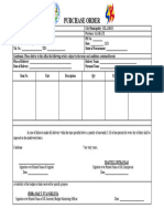 Annex 15 - PO Blank Form