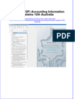 Original PDF Accounting Information Systems 10th Australia PDF